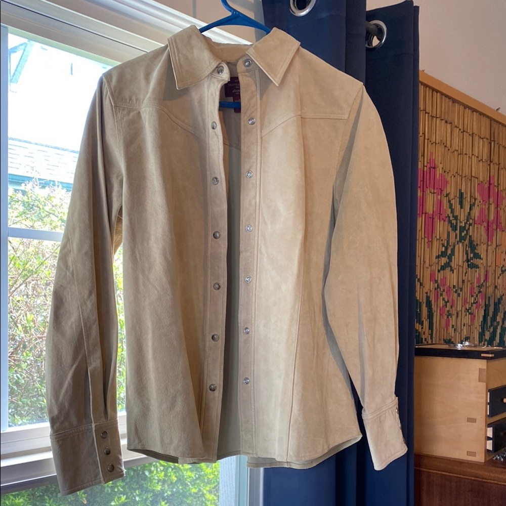 Eddie Bauer Seattle Suede washable Button-Up Shirt